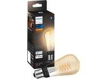 Charger l&#39;image dans la galerie, PHILIPS HUE  Ampoule LED Edison ST64 Lumière blanc chaude E27 (34298900) Ampoule LED Blanc chaud
