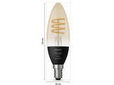 PHILIPS HUE Ampoule LED Smart Filament Candle E14 4.6 W - 2 pièces (41186900)
