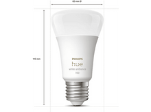 Charger l&#39;image dans la galerie, PHILIPS HUE Ampoule Smart White Ambiance E27 8 W - 2 pièces (29125600)
