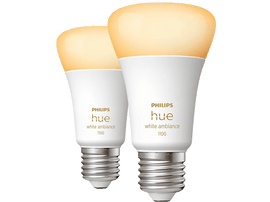 PHILIPS HUE Ampoule Smart White Ambiance E27 8 W - 2 pièces (29125600)