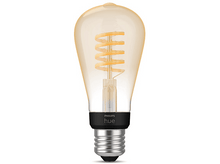 Charger l&#39;image dans la galerie, PHILIPS HUE Ampoule Smart White Ambiance Filament Edison E27 7 W (30146700)
