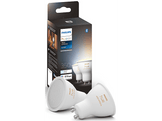 PHILIPS HUE Ampoule Smart White Ambiance GU10 5 W - 2 pièces (34012100)
