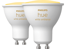 Charger l&#39;image dans la galerie, PHILIPS HUE Ampoule Smart White Ambiance GU10 5 W - 2 pièces (34012100)
