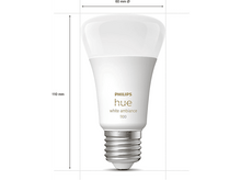 Charger l&#39;image dans la galerie, PHILIPS HUE Ampoule Smart White Ambiance Starter Kit E27 8 W (29123200)
