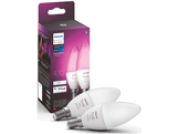 PHILIPS HUE Ampoule Smart White and Color E14 4 W - 2 pièces (35671900)