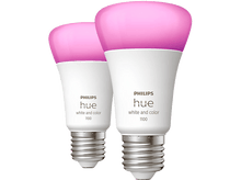 Charger l&#39;image dans la galerie, PHILIPS HUE Ampoule Smart White and Color E27 9 W - 2 pièces (55009400)
