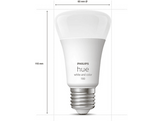 PHILIPS HUE  Ampoule Smart White and Color E27 9 W (29117100) Ampoule LED connectée Multicolore Ajoutez un pont Hue Bridge pour débloquer plus de fonctionnalités