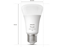 Charger l&#39;image dans la galerie, PHILIPS HUE Ampoule Smart White and Color E27 9 W (29117100)
