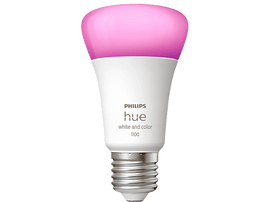 PHILIPS HUE  Ampoule Smart White and Color E27 9 W (29117100) Ampoule LED connectée Multicolore Ajoutez un pont Hue Bridge pour débloquer plus de fonctionnalités