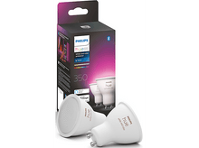 Charger l&#39;image dans la galerie, PHILIPS HUE Ampoule Smart White and Color GU10 4.3 W Blanc - 2 pièces (34008400)
