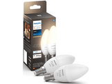 PHILIPS HUE Ampoule Smart White Blanc chaud E14 5.5 W - 2 pièces (32062800)