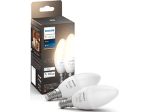 Charger l&#39;image dans la galerie, PHILIPS HUE Ampoule Smart White Blanc chaud E14 5.5 W - 2 pièces (32062800)
