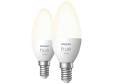PHILIPS HUE Ampoule Smart White Blanc chaud E14 5.5 W - 2 pièces (32062800)