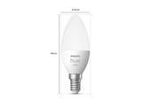 PHILIPS HUE Ampoule Smart White Blanc chaud E14 5.5 W - 2 pièces (32062800)