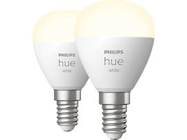 PHILIPS HUE Ampoule Smart White Blanc chaud E14 5.7 W - 2 pièces (35677100)