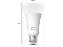 Charger l&#39;image dans la galerie, PHILIPS HUE Ampoule Smart White Blanc chaud E27 15.5 W (34332000)
