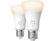 PHILIPS HUE Ampoule Smart White Blanc chaud E27 9.5 W Blanc chaud - 2 pièces (28919200)