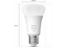 Charger l&#39;image dans la galerie, PHILIPS HUE Ampoule Smart White Blanc chaud E27 9.5 W Blanc chaud (28823200)
