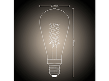 Charger l&#39;image dans la galerie, PHILIPS HUE Ampoule Smart White Filament Edison Blanc chaud E27 7 W (27917900)
