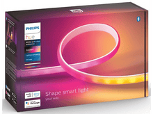 Charger l&#39;image dans la galerie, Boîte lumineuse intelligente Philips Hue avec un dégradé rose/violet.
