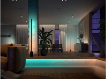 Charger l&#39;image dans la galerie, PHILIPS HUE  Bande Smart Gradient Kit de base RGB 2 m (33996500) Bande lumineuse LED Multicolore Ajoutez un pont Hue Bridge pour débloquer plus de fonctionnalités
