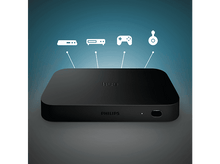 Charger l&#39;image dans la galerie, PHILIPS HUE  Boitier de synchronisation HUE Play HDMI Sync Box (70480300) Bridge  4 x HDMI out (Jusqu&#39;à 4K 60Hz) / 1 x HDMI in / WiFi 2.4 GHz / Connectez jusqu&#39;à 4 appareils / Nécessite un Philips Bridge Hue
