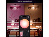 PHILIPS HUE Bundle Essential Ampoule connectée A60 - Lumière blanche et colorée 3 pièces + Interrupteur variateur sans fil