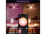 PHILIPS HUE Bundle Essential Ampoule connectée A60 - Lumière blanche et colorée 3 pièces + Interrupteur variateur sans fil
