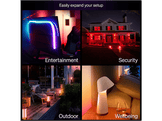 PHILIPS HUE Bundle Essential Ampoule connectée A60 - Lumière blanche et colorée 3 pièces + Interrupteur variateur sans fil