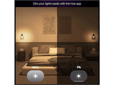 PHILIPS HUE Bundle Essential Ampoule connectée A60 - Lumière blanche et colorée 3 pièces + Interrupteur variateur sans fil