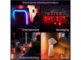 PHILIPS HUE Bundle Essential Ampoule connectée A60 - Lumière blanche et colorée 3 pièces + Interrupteur variateur sans fil