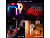 PHILIPS HUE Bundle Essential Spot LED GU10 connecté - Lumière blanche et colorée - 3 pièces + Interrupteur variateur sans fil