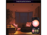 PHILIPS HUE Bundle Essential Spot LED GU10 connecté - Lumière blanche et colorée - 3 pièces + Interrupteur variateur sans fil