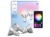 PHILIPS HUE Bundle Essential Spot LED GU10 connecté - Lumière blanche et colorée - 3 pièces + Interrupteur variateur sans fil