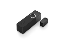 Charger l&#39;image dans la galerie, Un appareil domestique intelligent noir avec un bouton circulaire, à côté d&#39;un appareil noir plus petit.
