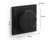 Charger l&#39;image dans la galerie, PHILIPS HUE  Interrupteur télécommande Smart Tap Dial Switch Noir (44093700) Interrupteur - Nécessite un pont Philips Hue pour fonctionner (non fourni)
