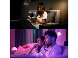 PHILIPS HUE Kit de démarrage, lumière blanche et colorée, 1 pont, 3 ampoules A60