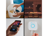 PHILIPS HUE Kit de démarrage, lumière blanche et colorée, 1 pont, 3 ampoules A60