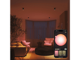 PHILIPS HUE Kit de démarrage, lumière blanche et colorée, 1 pont, 3 spots GU10