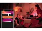 PHILIPS HUE Lampe d'ambiance Play Pack Base RGB Noir (7820130P7) Lumière d'ambiance Noir