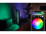 PHILIPS HUE Lampe d'ambiance Play Pack Base RGB Noir (7820130P7) Lumière d'ambiance Noir