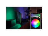 PHILIPS HUE Lampe d'ambiance Play Pack de 2 RGB Noir (7820230P7) Lumière d'ambiance Noir