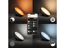 Charger l&#39;image dans la galerie, PHILIPS HUE Lampe de table Smart Bloom RGB Noir (77112600)
