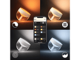 PHILIPS HUE Lampe de table Smart Iris RGB Blanc (26446500)