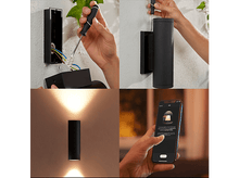 Charger l&#39;image dans la galerie, PHILIPS HUE Lampe murale Smart Appear RGB Noir (1746330P7)
