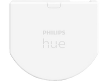 Charger l&#39;image dans la galerie, Un appareil Philips Hue blanc, vue de dessus, avec le nom de la marque et le logo.
