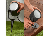 PHILIPS HUE Spot d'extérieur Lily XL Extension RGB Noir (1746230P7)