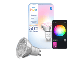 PHILIPS HUE Spot LED Essential Smart GU10, lumière blanche et colorée