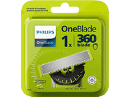 Remplacement de lame Philips OneBlade dans un emballage vert et noir.