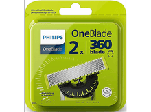 Charger l&#39;image dans la galerie, PHILIPS Lame de rasoir OneBlade Vert - 2 pièces (QP420/50)
